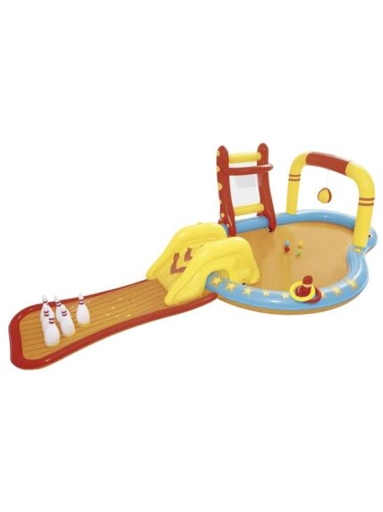 Pripučiama žaidimų aikštelė 435x213x117cm BESTWAY 53068 2 Pripučiama žaidimų aikštelė 435x213x117cm BESTWAY 53068 2