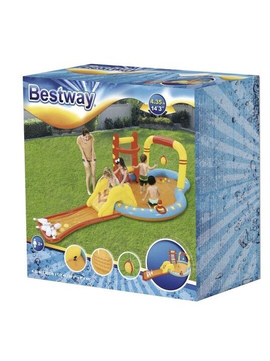 Pripučiama žaidimų aikštelė 435x213x117cm BESTWAY 53068 8 Pripučiama žaidimų aikštelė 435x213x117cm BESTWAY 53068 8