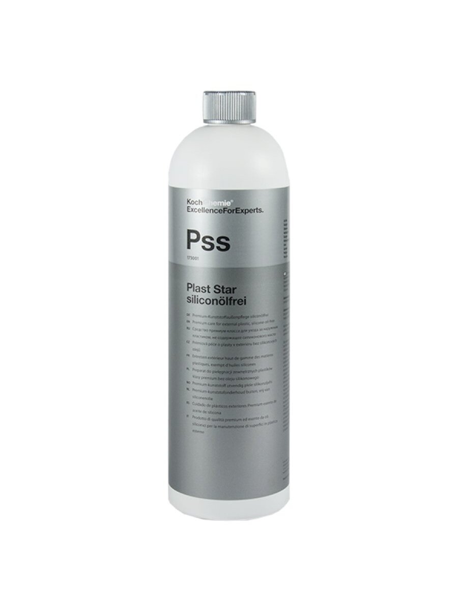 Priemonė išorės plastikų priežiūrai be silikono PLAST STAR 1L 173001 Koch Chemie Priemonė išorės plastikų priežiūrai be silikono PLAST STAR 1L 173001 Koch Chemie