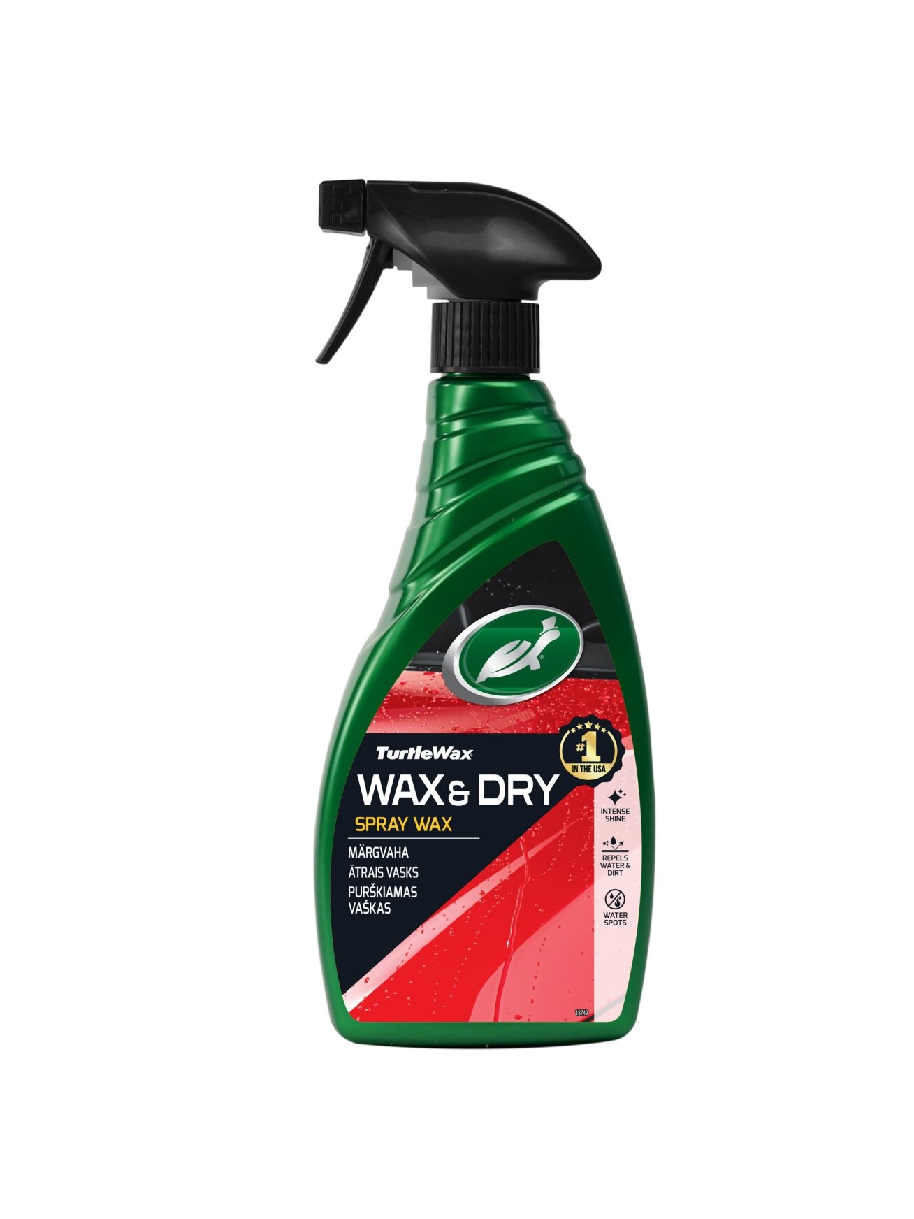 Purškiamas vaškas WAX IT WET Turtle Wax® 500ml Purškiamas vaškas WAX IT WET Turtle Wax® 500ml