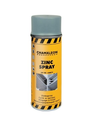 Purškiamas cinkas aerozolinis 0.4L CHAMAELEON Purškiamas cinkas aerozolinis 0.4L CHAMAELEON