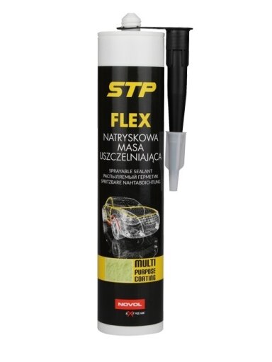 Purškiamas hermetikas STP FLEX juodas 290ml