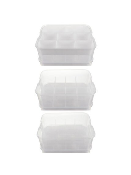 Pudełko na klocki- 2 poziomy Kruzzel 25756 8