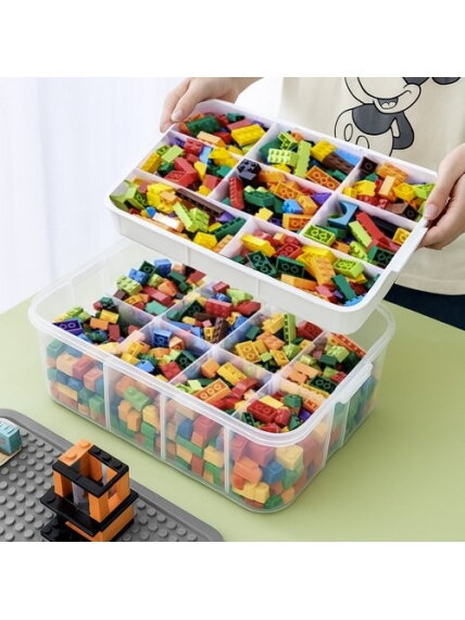 Pudełko na klocki- 3 poziomy Kruzzel 25757 11 Pudełko na klocki- 3 poziomy Kruzzel 25757 11