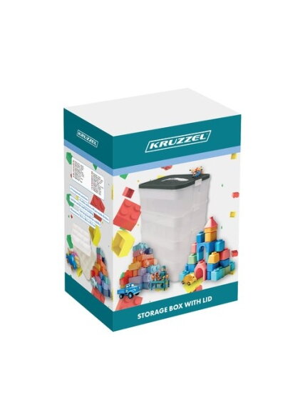 Pudełko na klocki- 4 poziomy Kruzzel 25758 1