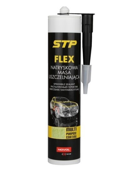 Purškiamas hermetikas STP FLEX juodas 290ml Purškiamas hermetikas STP FLEX juodas 290ml