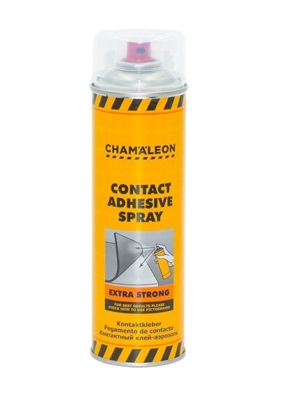 Purškiami klijai Extra strong 500 ml CHAMAELEON Purškiami klijai Extra strong 500 ml CHAMAELEON