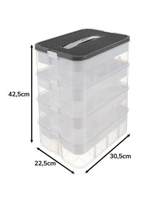 Pudełko na klocki- 3 poziomy Kruzzel 25757 3
