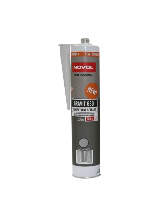 PU hermetikas pilkas GRAVIT 630 uždažomas 300ml