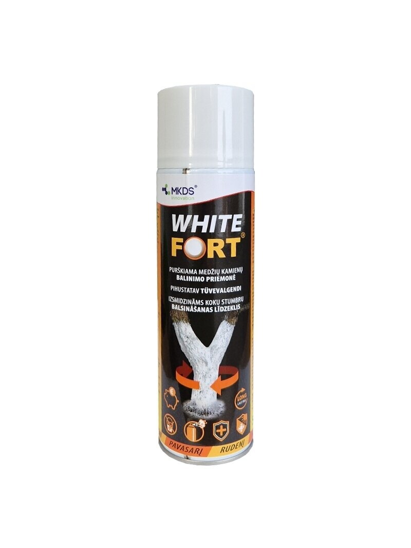 Purškiama priemonė kamienų balinimui WHITE FORT, 500 ml