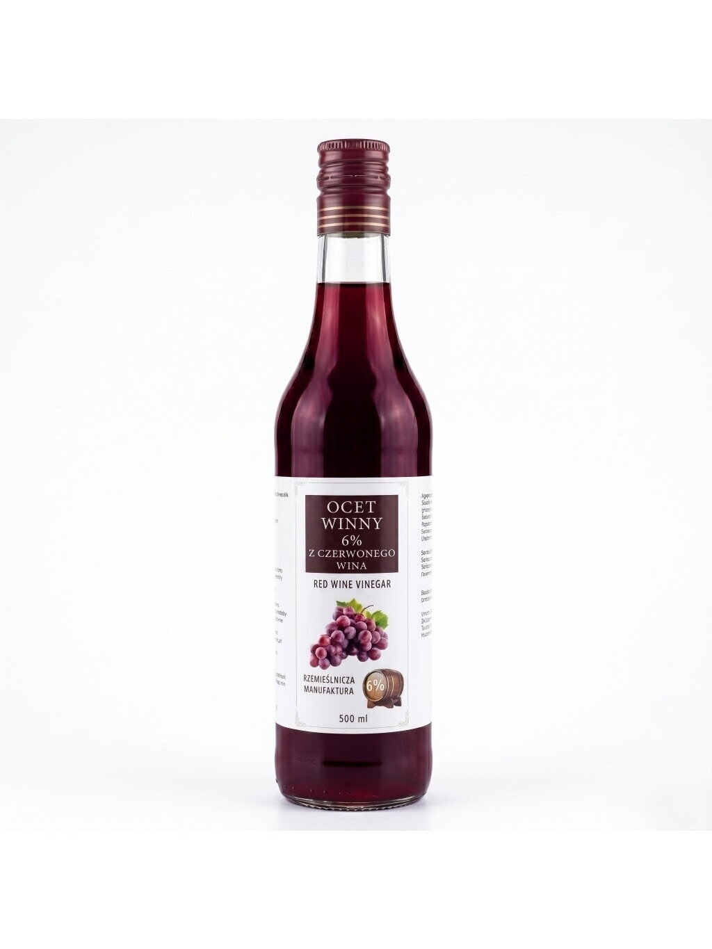 Raudonojo vyno actas 6%, 500ml