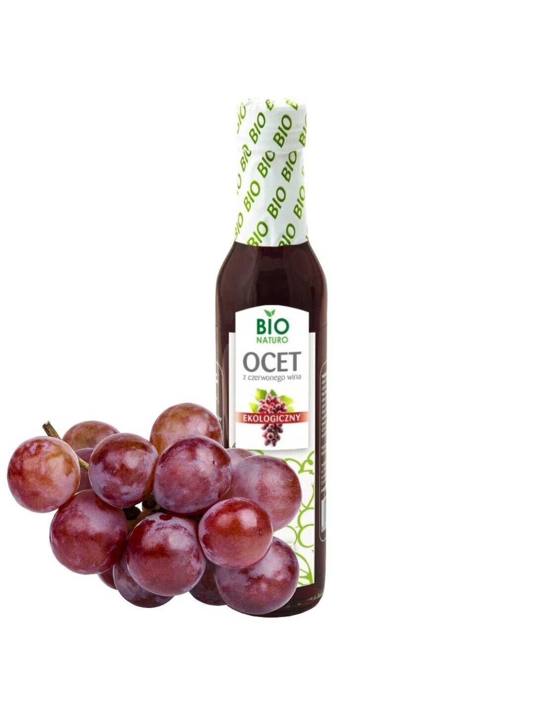 Ekologiškas raudonojo vyno actas 6% BIO Naturo, 250 ml Ekologiškas raudonojo vyno actas 6% BIO Naturo, 250 ml