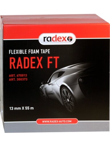 RADEX Švelnaus perėjimo juosta 13mmx55m RADEX Švelnaus perėjimo juosta 13mmx55m
