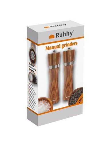Rankinis malūnėlis - rinkinys iš 2 Ruhhy 24650 Rankinis malūnėlis - rinkinys iš 2 Ruhhy 24650