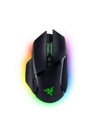 Razer Basilisk V3 Pro Belaidė/Laidinė žaidimų pelė RF Wireless+Bluetooth+USB-C, 30000 DPI, Juoda