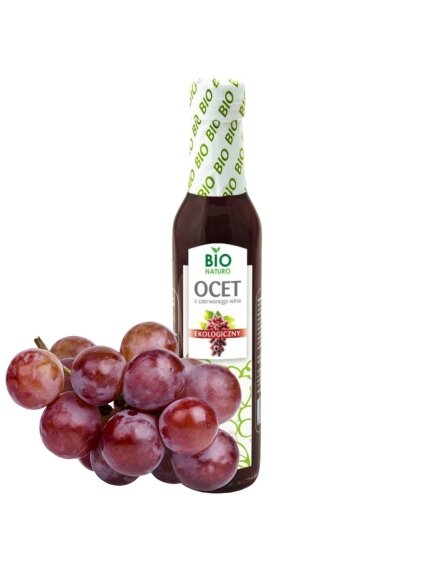 Ekologiškas raudonojo vyno actas 6% BIO Naturo, 250 ml Ekologiškas raudonojo vyno actas 6% BIO Naturo, 250 ml