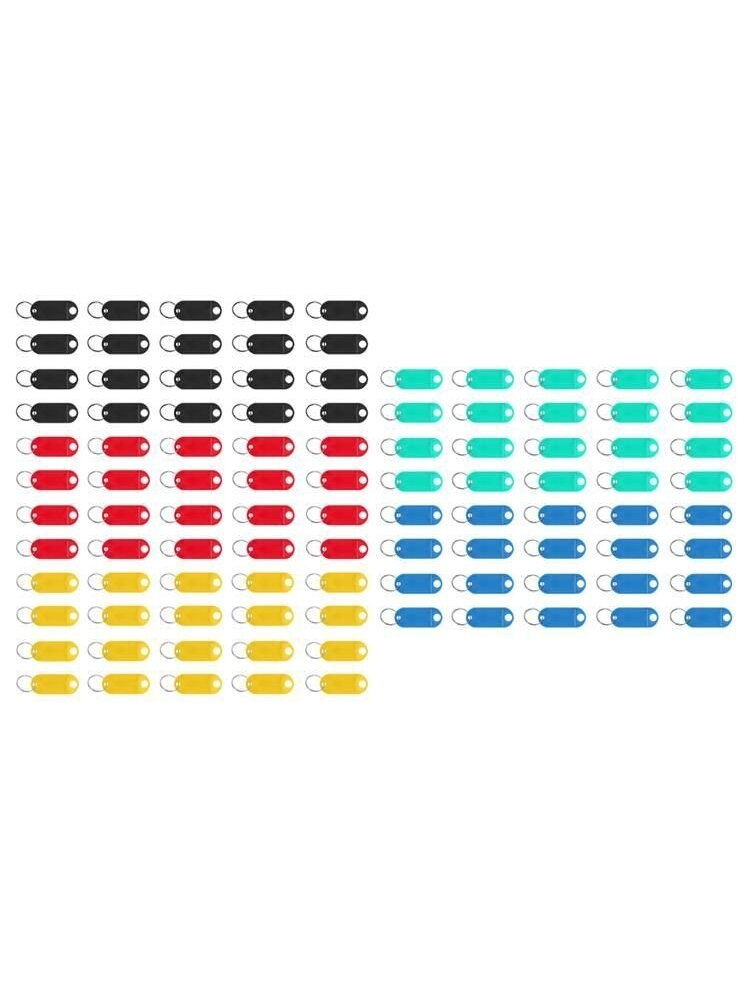 Raktų pakabuko/rakto ID rinkinys 100 vnt 4 Raktų pakabuko/rakto ID rinkinys 100 vnt 4