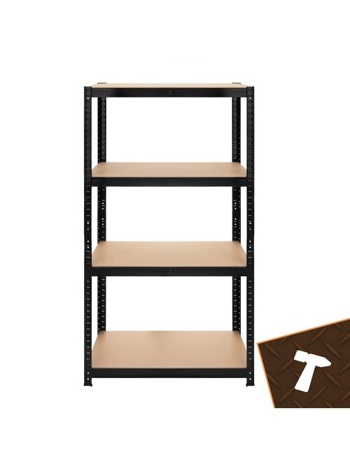 Regał magazynowy - czarny 150x75x30 Bigstren 9 Regał magazynowy - czarny 150x75x30 Bigstren 9