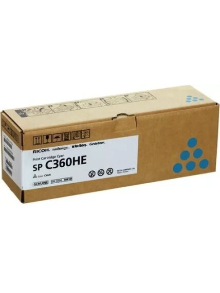 Ricoh (408185, SPC360HE), žydra kasetė Ricoh (408185, SPC360HE), žydra kasetė