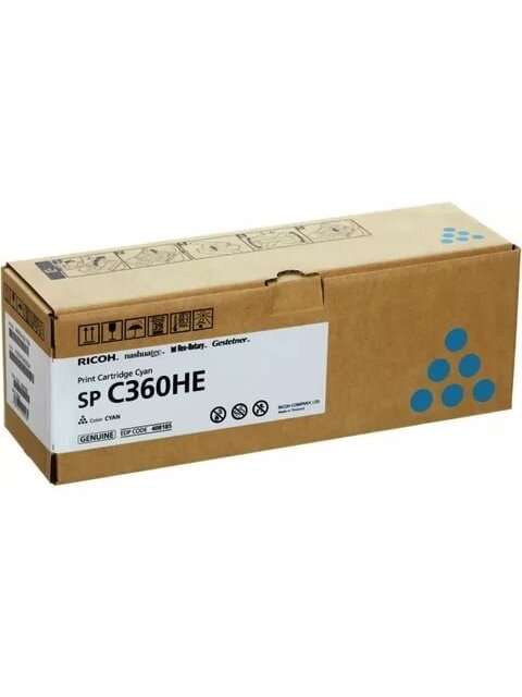 Ricoh (408185, SPC360HE), žydra kasetė Ricoh (408185, SPC360HE), žydra kasetė
