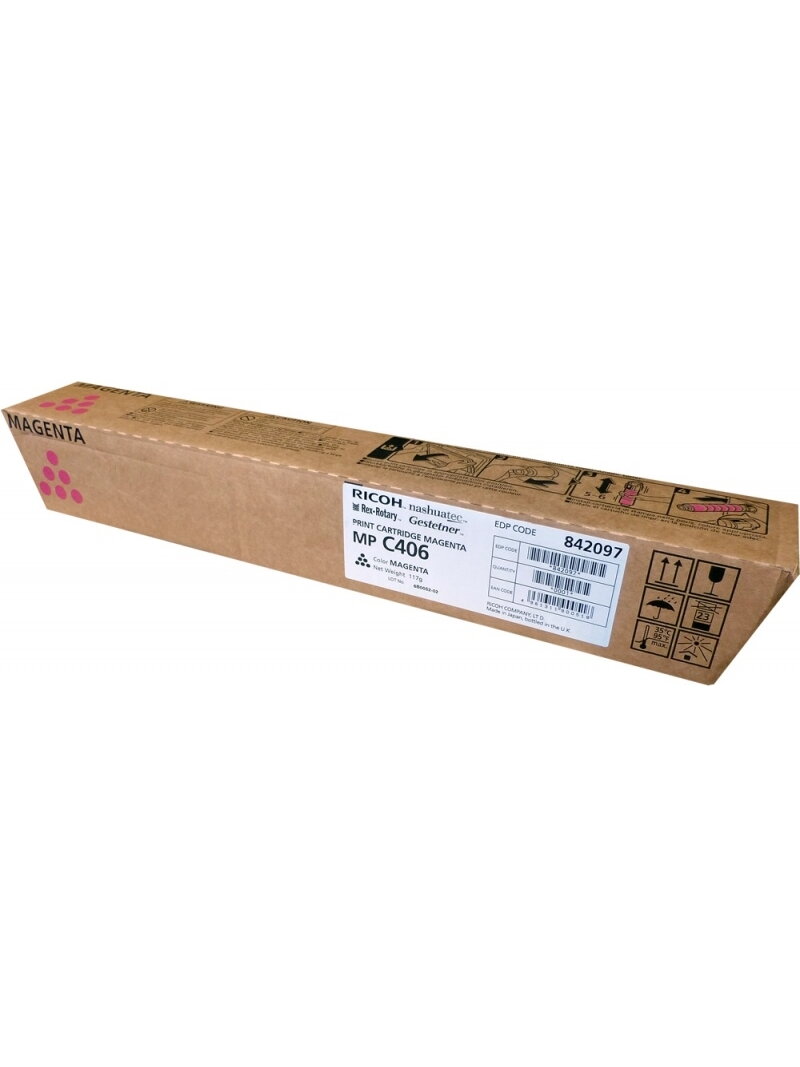 Ricoh MP C406 842097, purpurinė kasetė Ricoh MP C406 842097, purpurinė kasetė