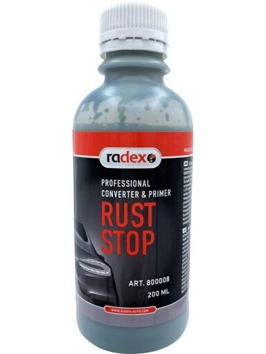 Rūdžių rišiklis RUST STOP 200 ml RADEX Rūdžių rišiklis RUST STOP 200 ml RADEX