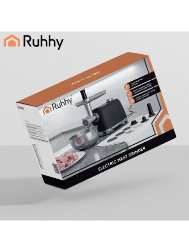 „Ruhhy“ 2400 W mėsmalė „Ruhhy“ 2400 W mėsmalė