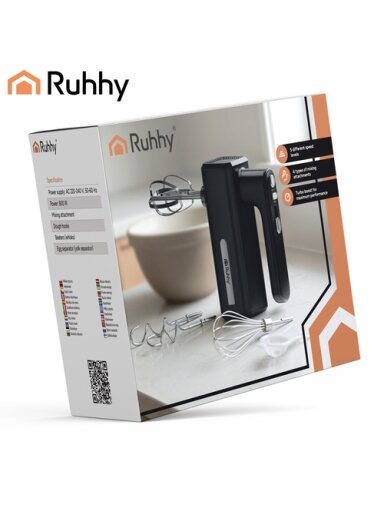 Ruhhy 800W rankinis maišytuvas Ruhhy 800W rankinis maišytuvas