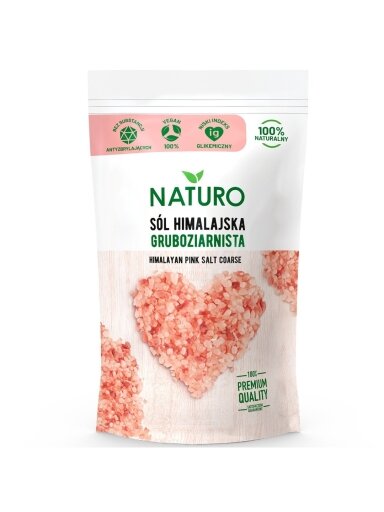 Rupi Himalajų druska Naturo, 1kg