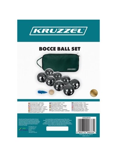 Rutuliukai 8 rutuliukai + dangtelis KRUZZEL 22915