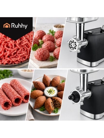 „Ruhhy“ 2400 W mėsmalė 18 „Ruhhy“ 2400 W mėsmalė 18