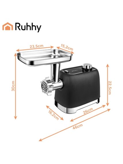 „Ruhhy“ 2400 W mėsmalė 2 „Ruhhy“ 2400 W mėsmalė 2