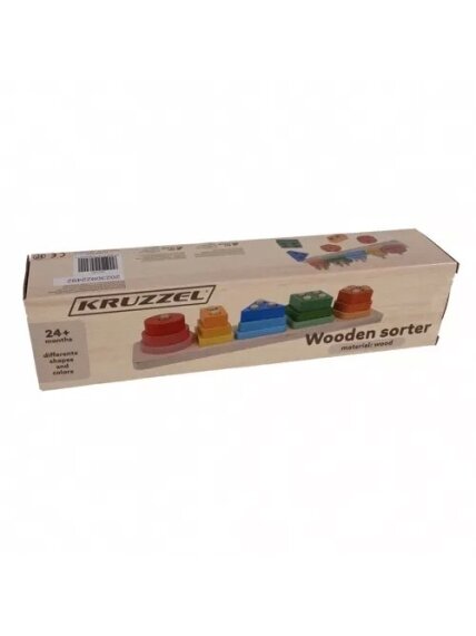 Rūšiuoklis – medinė dėlionė Kruzzel 22492 1