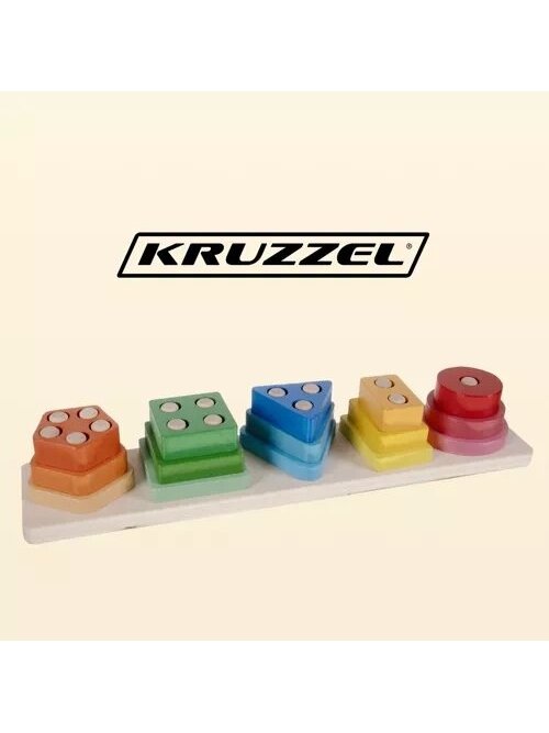 Rūšiuoklis – medinė dėlionė Kruzzel 22492 2