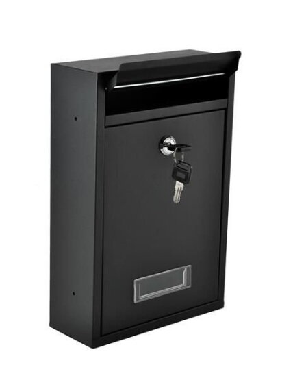 S6237 pašto dėžutė - juoda 12 S6237 pašto dėžutė - juoda 12