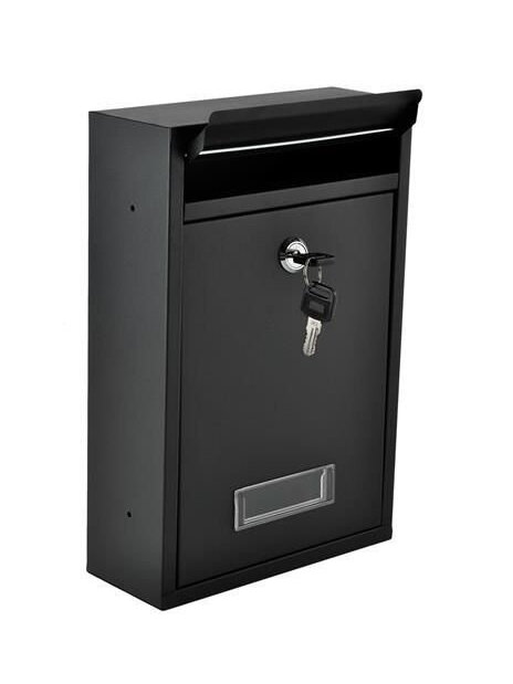 S6237 pašto dėžutė - juoda 12 S6237 pašto dėžutė - juoda 12