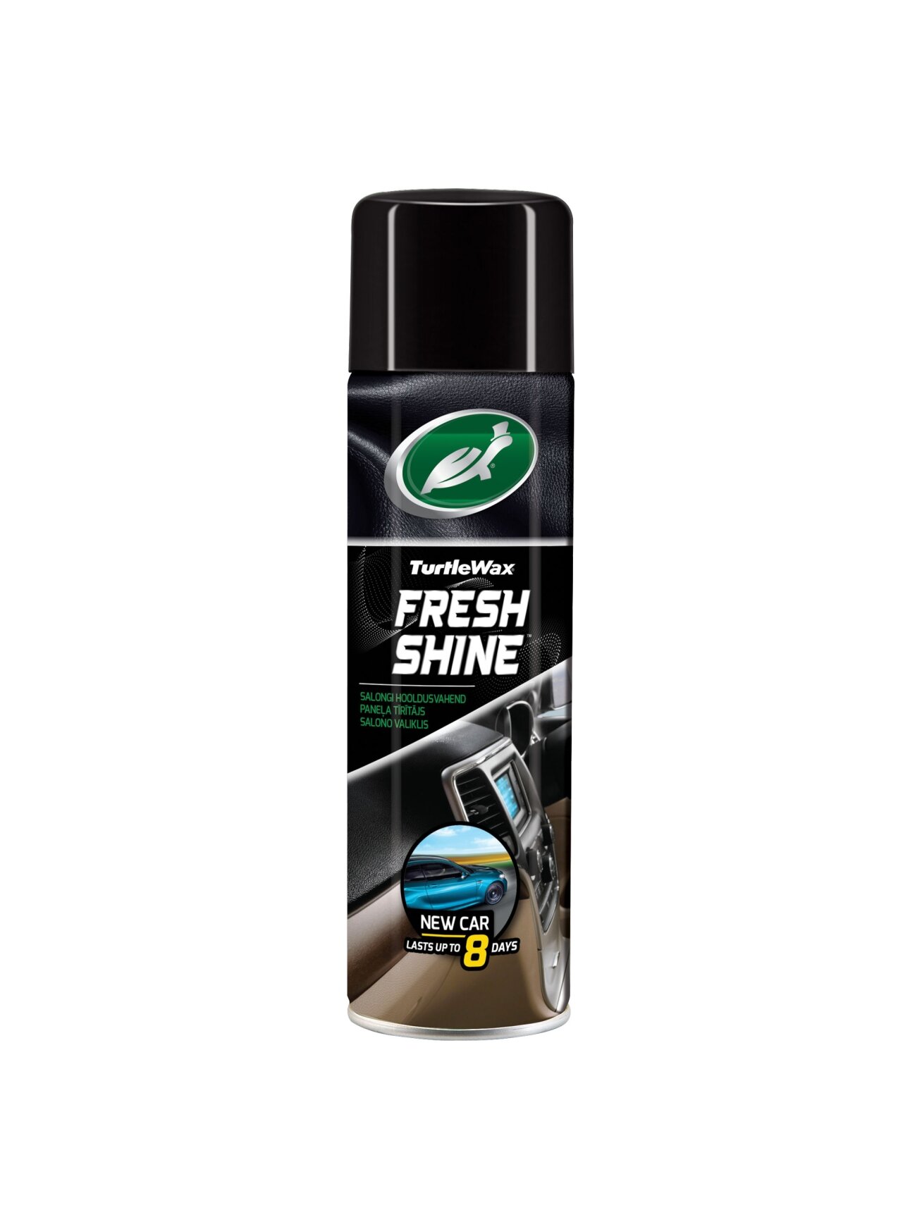 Salono plastiko blizgiklis NEW CAR kvapo Turtle Wax® 500ml Salono plastiko blizgiklis NEW CAR kvapo Turtle Wax® 500ml
