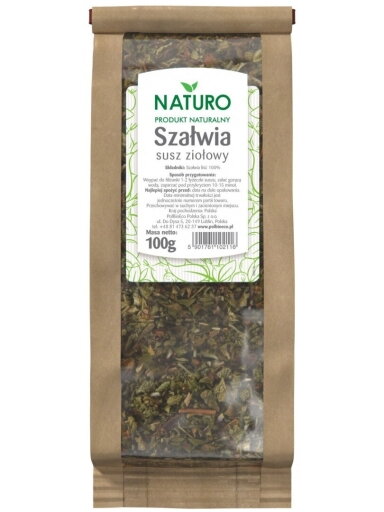 Šalavijų arbata Naturo, 100g