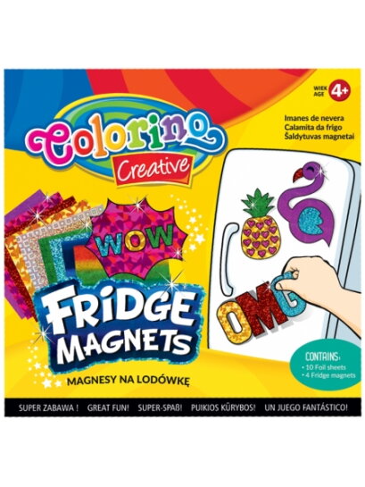 Šaldytuvo magnetukų rinkinys Colorino Creative Mix Nr.1 Šaldytuvo magnetukų rinkinys Colorino Creative Mix Nr.1