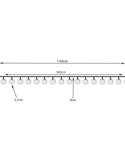Saulės girlianda 12m IP65 Gardlov 24010 6