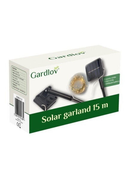 Saulės girlianda 15m IP44 Gardlov 24007 1