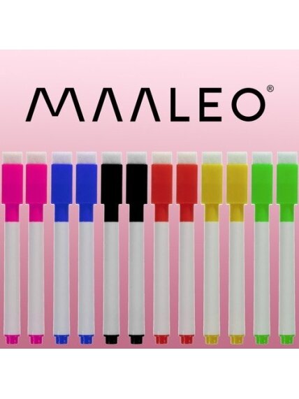 Sauso valymo žymekliai - 12 vnt. rinkinys Maaleo 21646 10