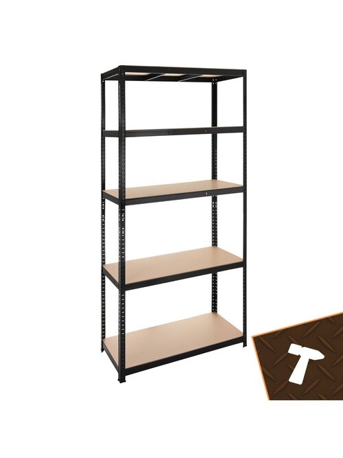 Sandėliavimo lentyna - juoda 220x100x45 Bigstreen 14