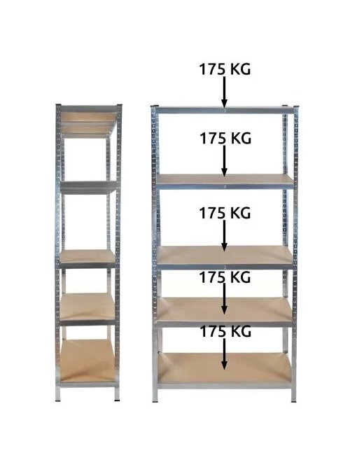 Sandėlio lentyna 180x90x40 Malatec 23768 10