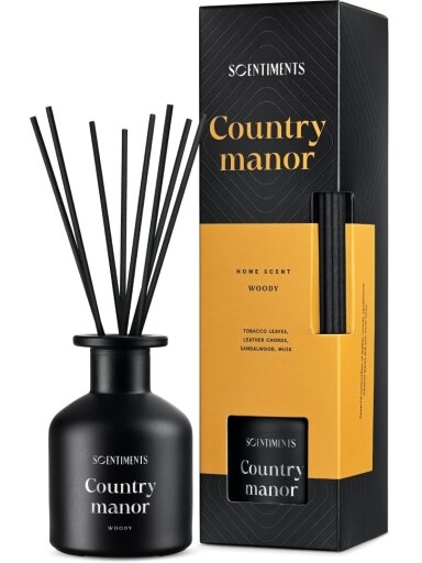 SCENTIMENTS Namų kvapas lazdelėmis Country Manor, 125 ml