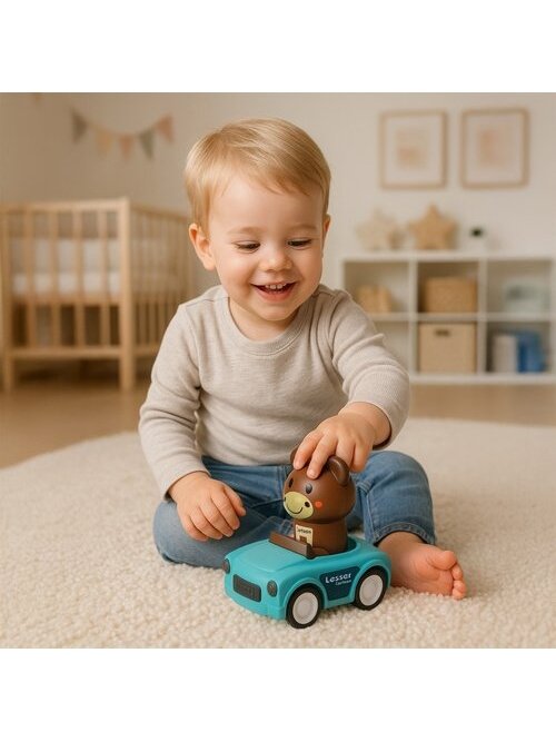 Sensorinis žaislas - gyvūnų automobiliai 26728 8 Sensorinis žaislas - gyvūnų automobiliai 26728 8