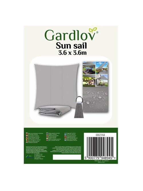 Šešėlinė burė 3,6x3,6 m Gardlov 23164 2 Šešėlinė burė 3,6x3,6 m Gardlov 23164 2