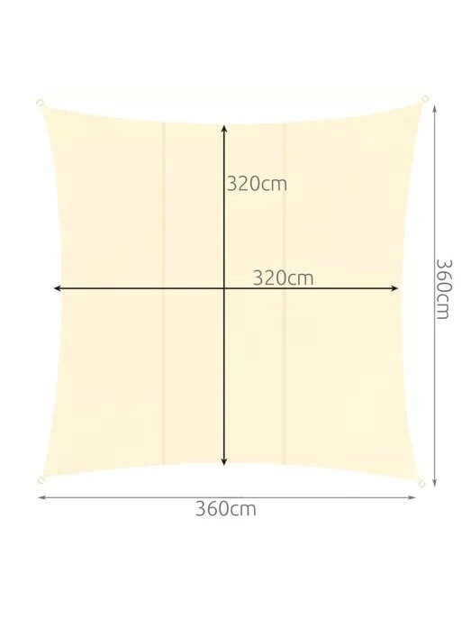 Šešėlinė burė 3,6x3,6 m Gardlov 23165 3 Šešėlinė burė 3,6x3,6 m Gardlov 23165 3