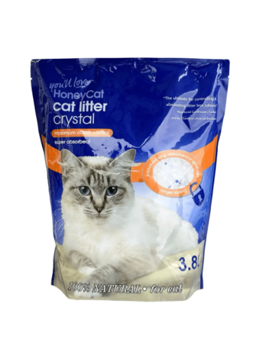 Silikoninis kačių kraikas "HoneyCat" 3,8L/1,5Kg Silikoninis kačių kraikas "HoneyCat" 3,8L/1,5Kg