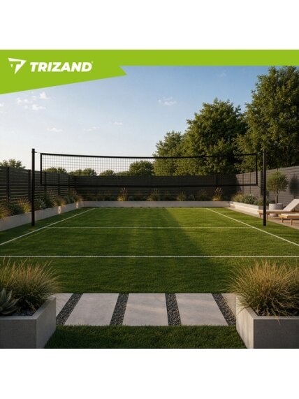 Tinklinio tinklas 8,5x1 m + „Trizand“ krepšys 8